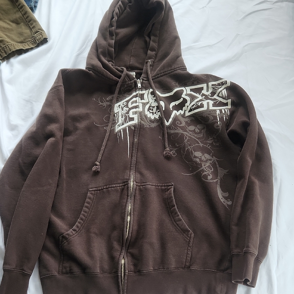 Brown Fox Graphic Hoodie